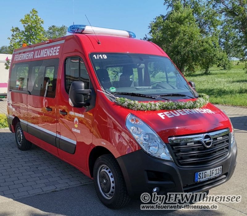 Der Mannschaftstransportwagen der Feuerwehr Illmensee