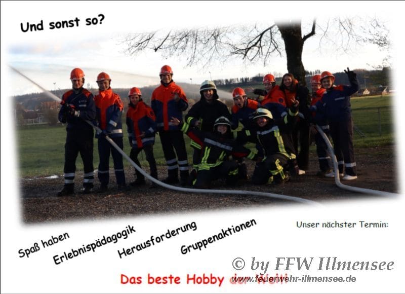 Flyer der Jugendfeuerwehr, Seite 1